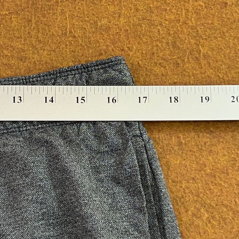 Nike Women's Dark Gray Athletic Shorts with Black Drawstring and White Swoosh - Picture 5 of 10